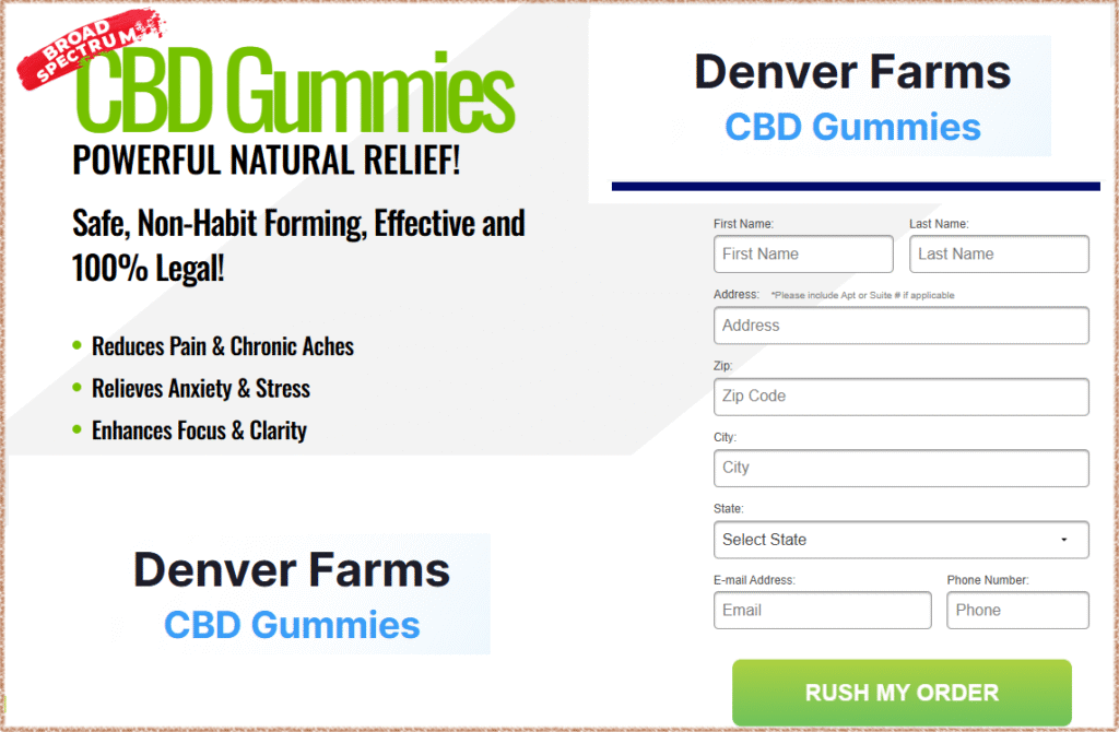 Denver Farms CBD Order